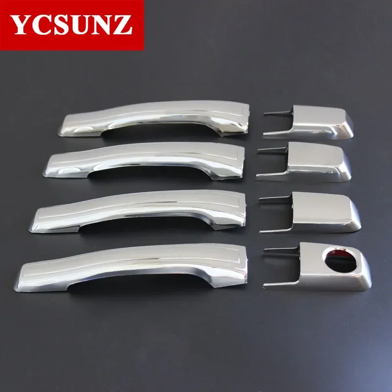 Хромированная крышка дверной ручки для Mitsubishi Pajero III Gelandewagen Offen Canvas Top V6 V73 2001 2002 2003