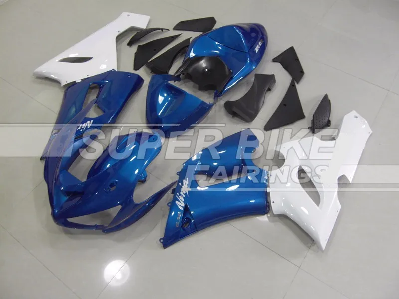 

Комплект обтекателей для мотоцикла из АБС-пластика, 4 подарка, подходит для Kawasaki NInja ZX-6R 636 2005 2006 ZX6R 05 06, полный синий кузов