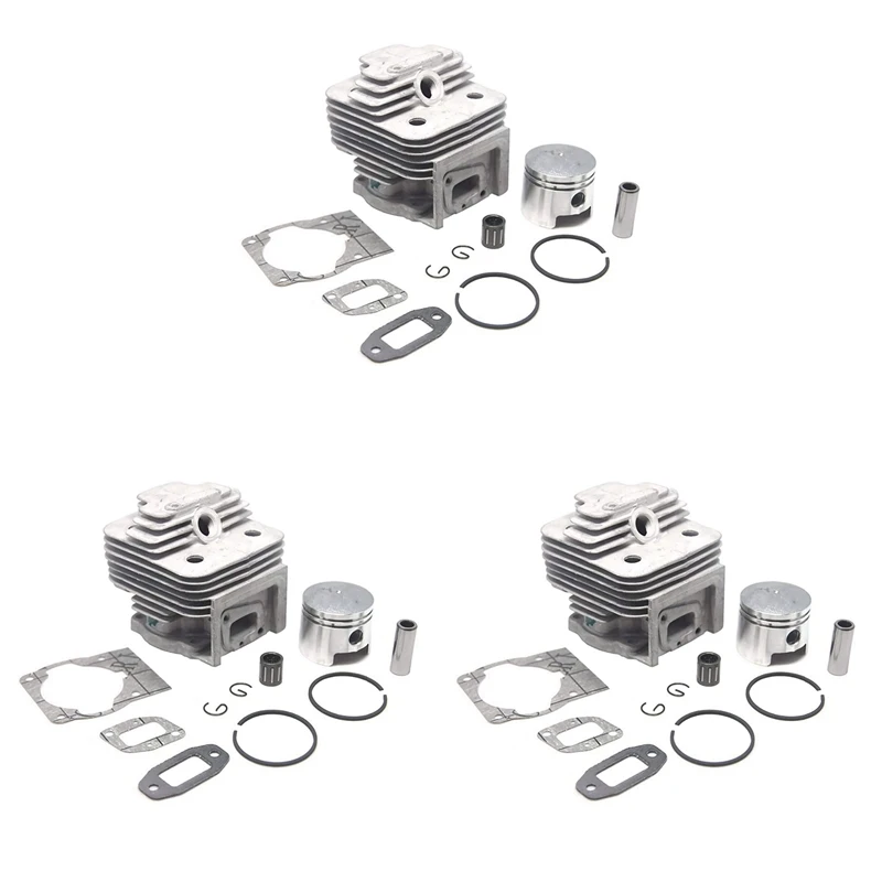 

3X, 44 мм 52CC ЦИЛИНДР Assy 1E44F-5 44F-5 44-5 BG520 CG520 цилиндр в сборе поршень комплект запчастей для триммера