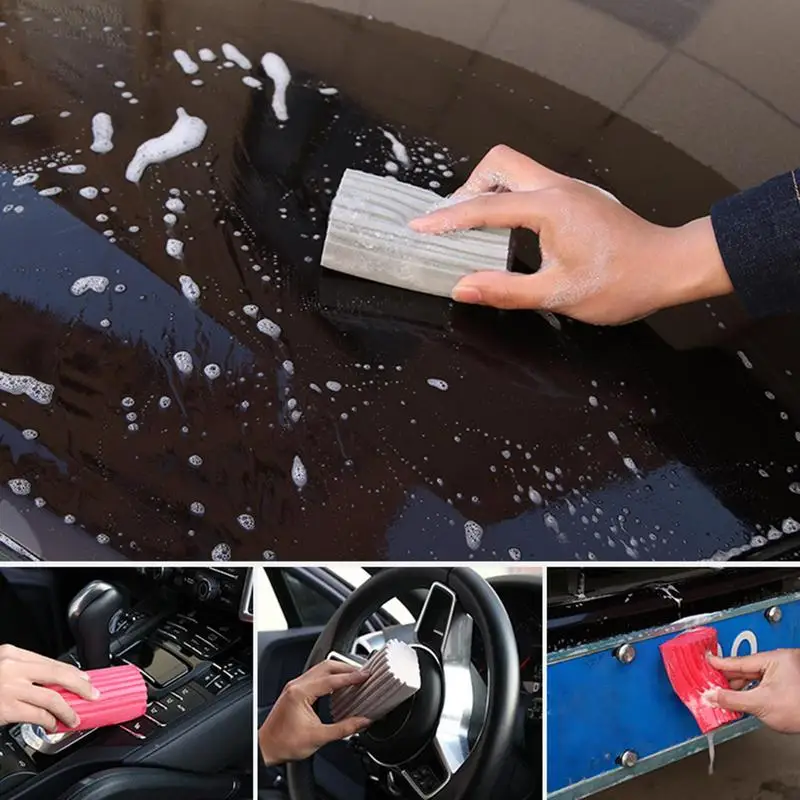 

Multipurpose Car Wash Sponges Kitchen Sponge Scrub Pads Household Cleaning Sponges High Density Foam For Car Detailing Washing