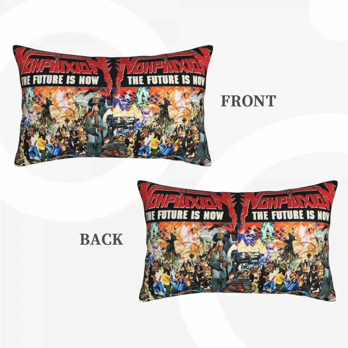 Фото Наволочка Non Phixion прямоугольной формы, декоративная наволочка для спальни, дома, для комфортного сна, декоративная подушка №5