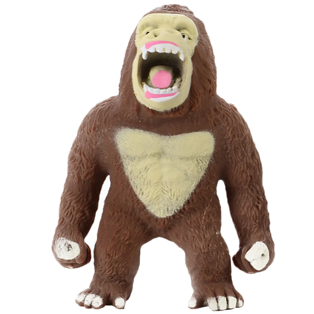 

Игрушка для взрослых Lala музыка Милая шимпанзе забавная нажимная Очаровательная эластичная термопластичная резина для студентов Gorilla zkittles