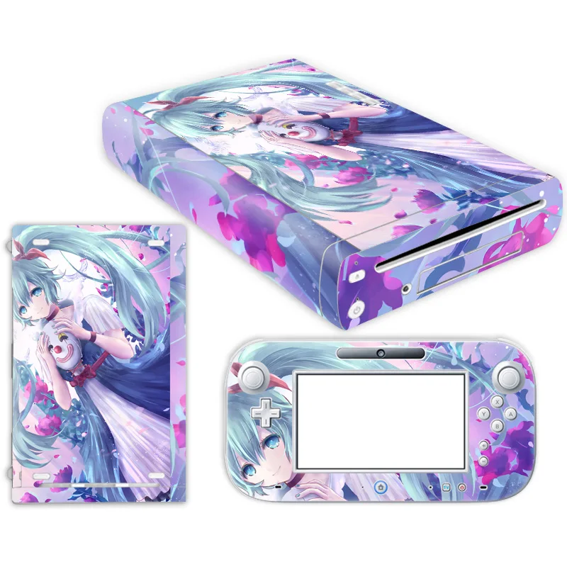 Наклейка для Nintendo Wii U и чехол контроллера в стиле аниме |