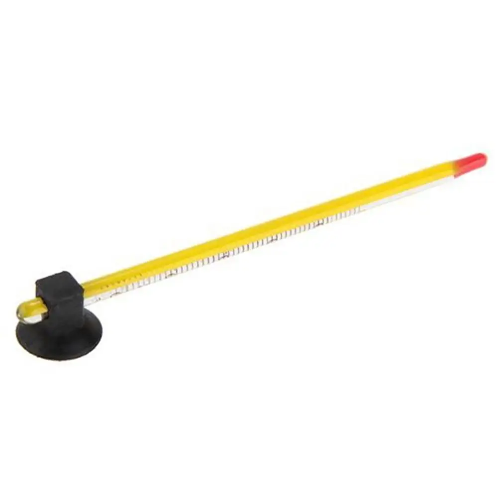 

Aquarium Waterproof Hydraulic Gauge Submersible Glass Thermometer with Suction Cup 14CM