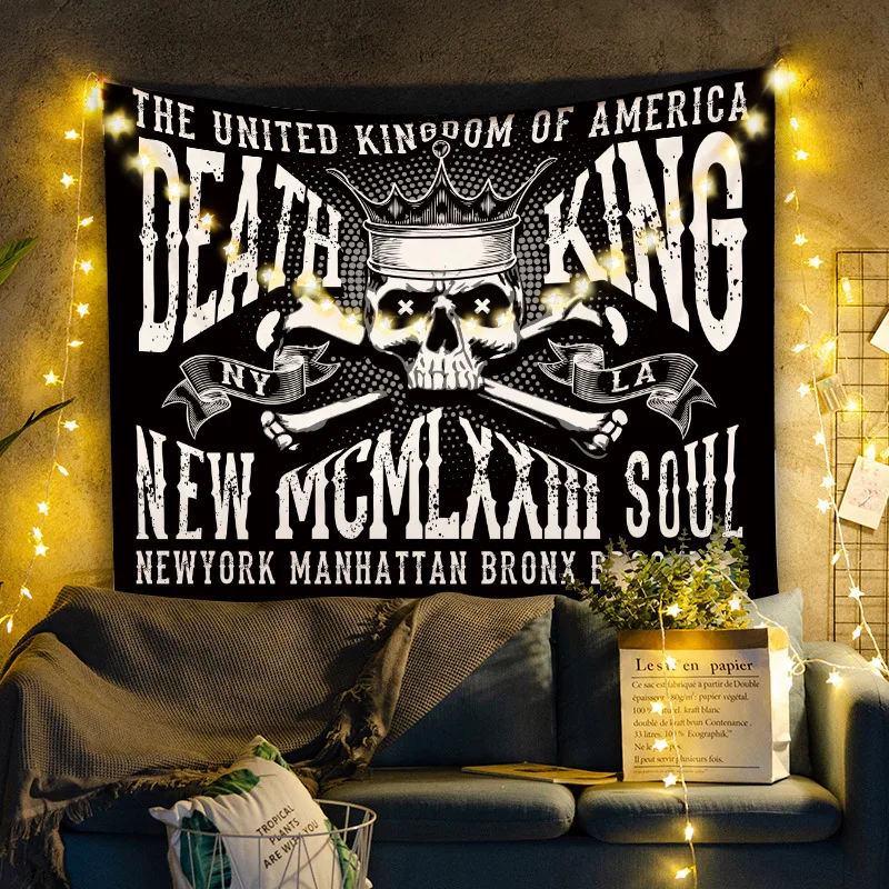 Настенный декор atсуши солнце луна искусство Череп рисунок ведьмахство хиппи