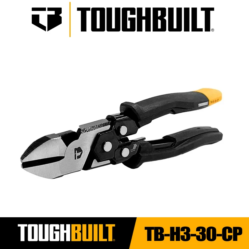 

TOUGHBUILT TB-H3-30-CP 7-дюймовые трудосберегающие диагональные плоскогубцы с пружиной сброса, ручные инструменты, прочные плоскогубцы, аксессуары