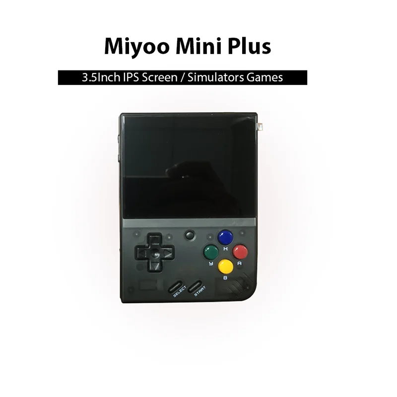 Классическая портативная игровая консоль Miyoo Mini Plus с IPS-экраном 3 5 дюйма