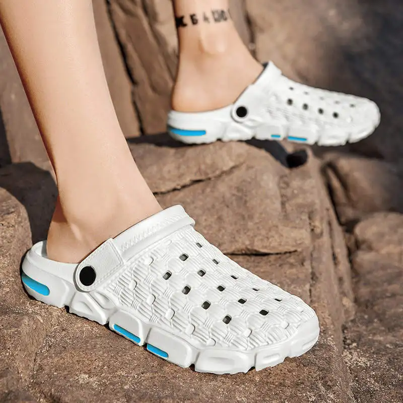 

Male Shoes Non-Slip Clogs Homre Black Sandals International Brand Men Slippers High Tech Tennis Size 4.5 Vulcanize Multicolor