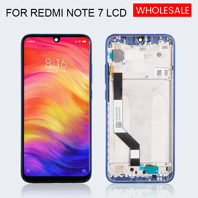 

Wholesale 6.3 Inch For Xiaomi Redmi Note 7 Pro Lcd Touch Screen Panel Digitizer Note 7 Display Assembly Free Shipping With Tools