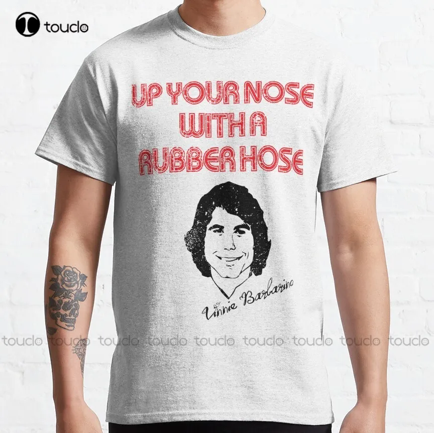 

Классическая футболка «Up Your Nose» с резиновым шлангом «Добро пожаловать назад», Travolta, John Travolta, модная летняя футболка