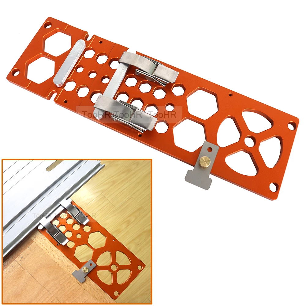 

Positioning Rail Makita Clamp Plate Stop for Angle Angle Right 90° Saw for Aluminum Festool Square Woodworking Rails Guide Track