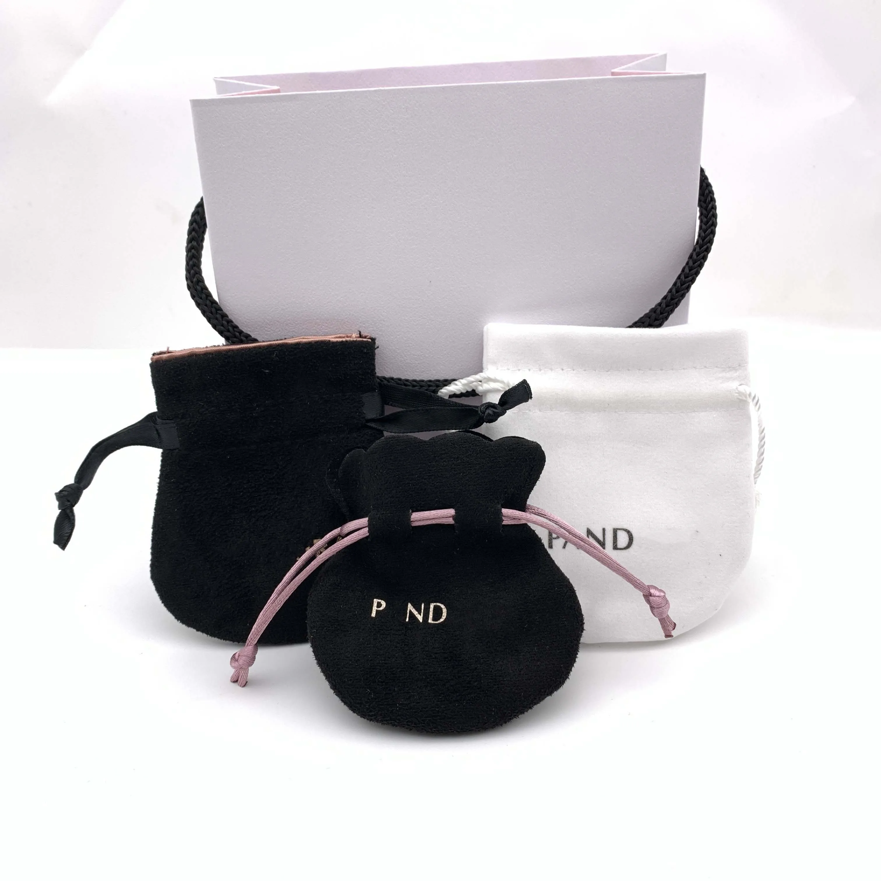 

2021 Fashion Exquisite Jewelry Gift Bag Apply To Pandora Mujer Plata Bracelet Necklace Ring Earring Charms Beads Jewellery Box