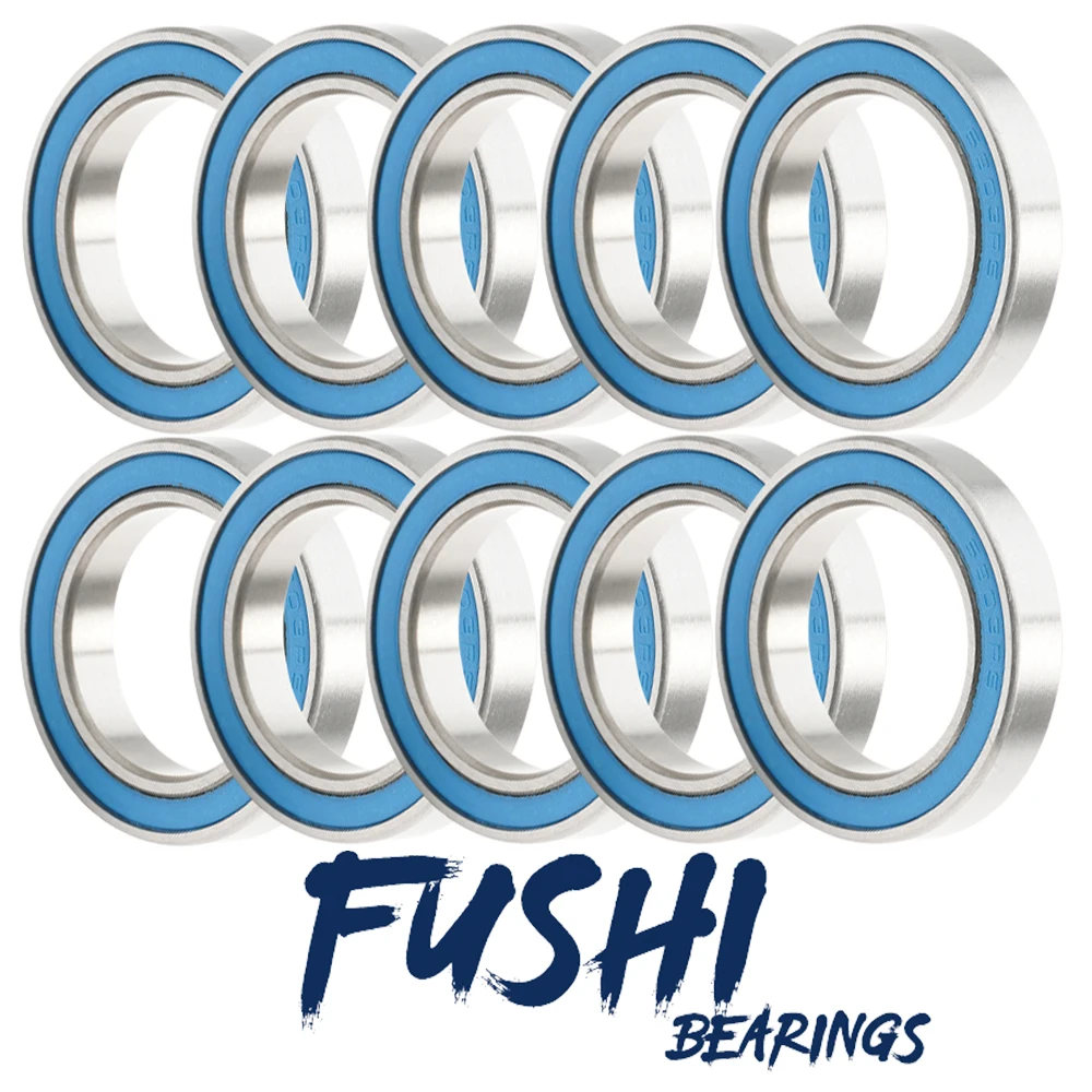 6803Rs Cuscinetto 10Pcs 17X26X5Mm Abec-3 Hobby Elettrico Rc Auto Camion 6803 Rs 2Rs Palla Cuscinetti 6803-2Rs Blu Sigillato