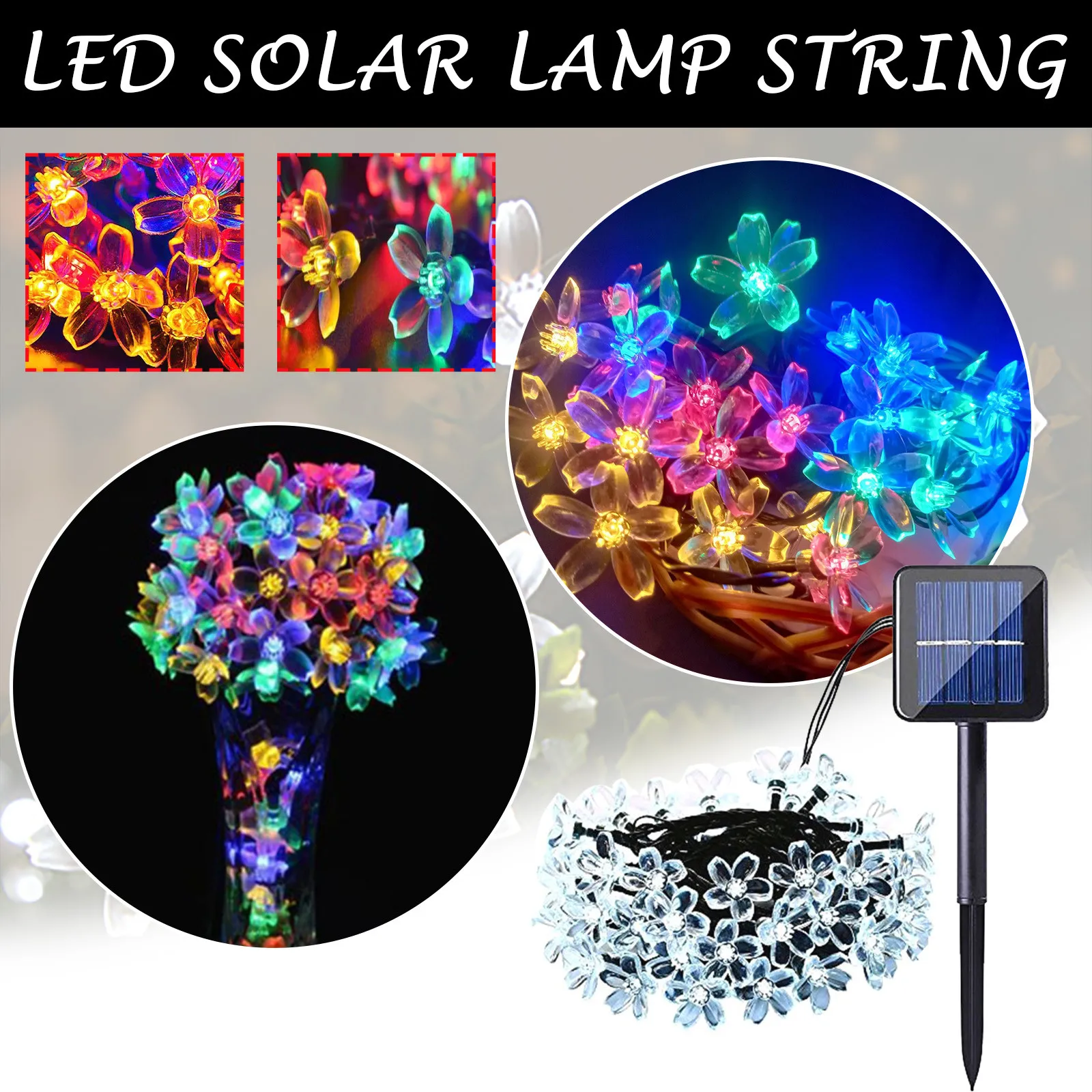 

Growing Plants Indoors Display Led Blossoms String String Light Light Shape Decoration Light Flashing Ice Bar Supplies
