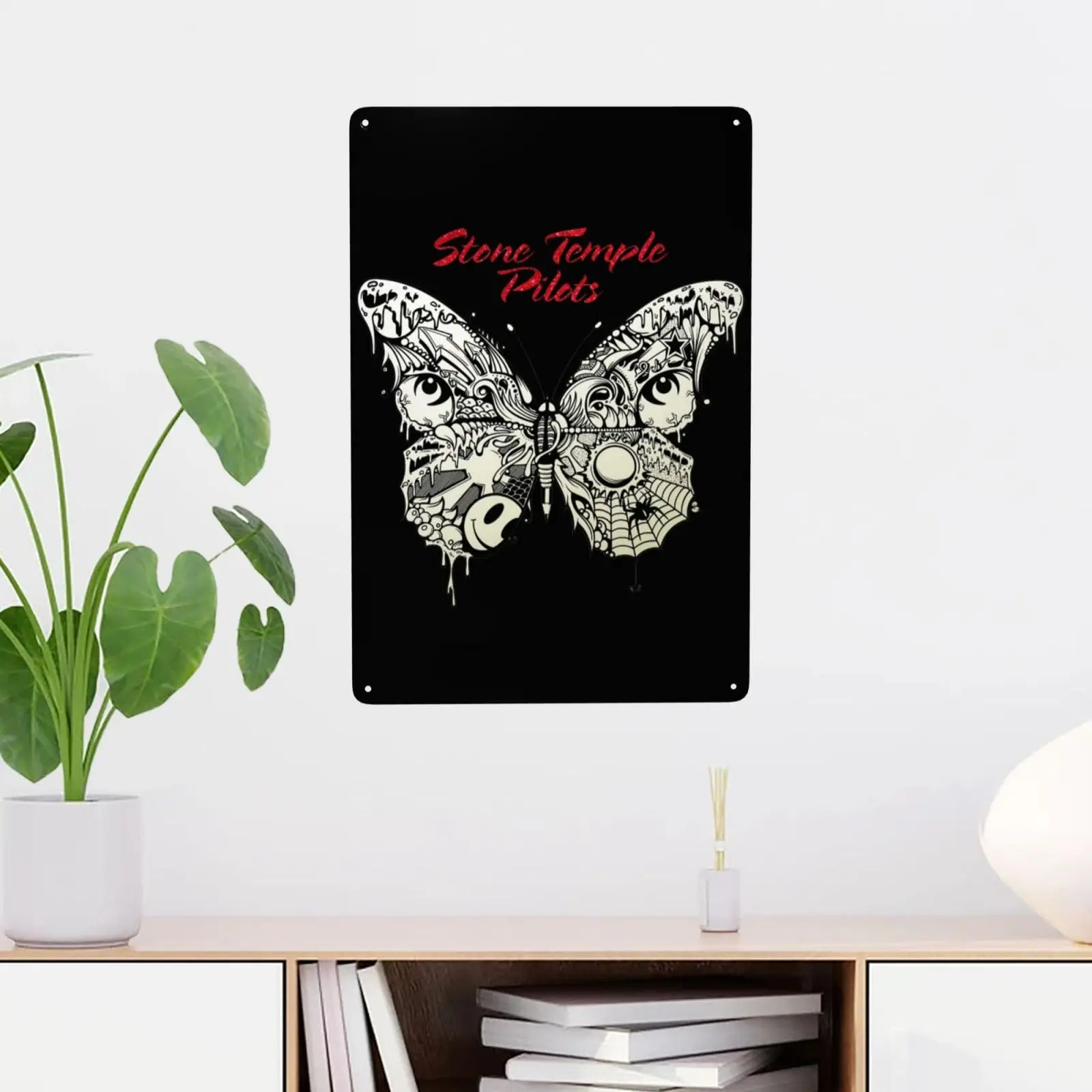 Металлический жестяной знак GOTENTI настенный постер в винтажном стиле с рисунком