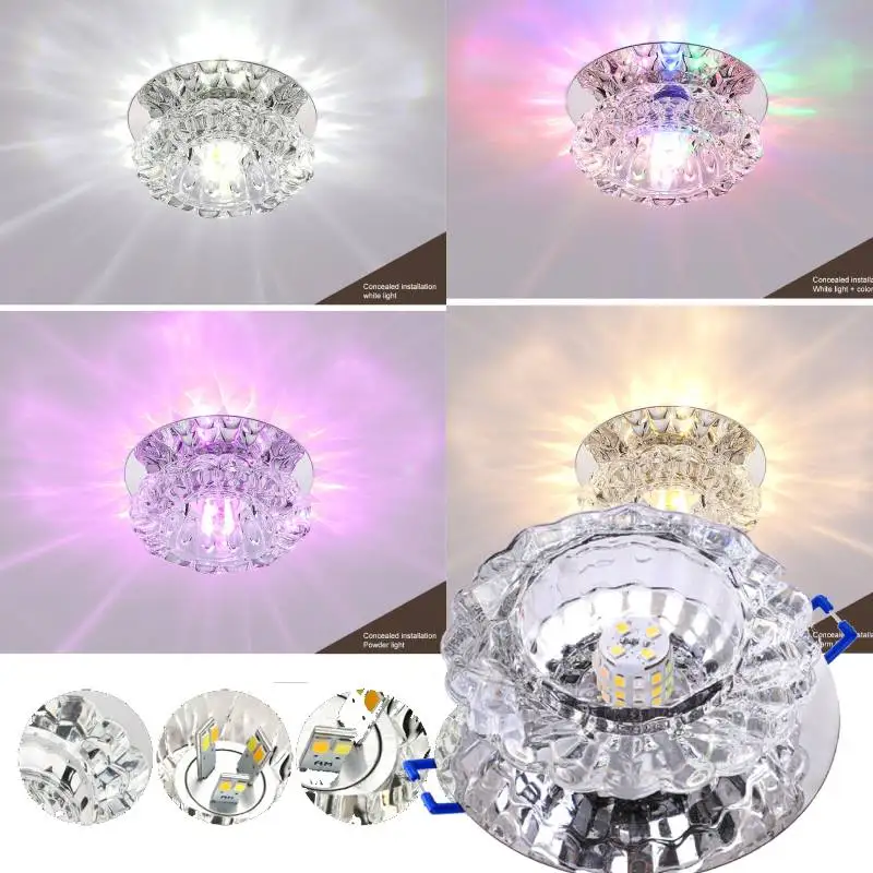 Встраиваемый светодиодный потолочный светильник 3 Вт цвета |