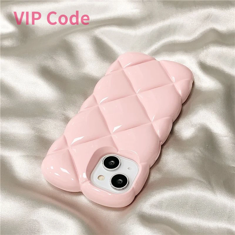 

Luxury Case for IPhone 14 Plus 13 ProMax 12 11 Pro Max Classic Fashion Simple Rhombus Diamond Phone Cover Fragrance Texture