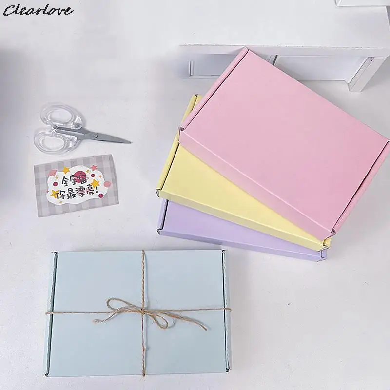 Es Cardboard Corrugated Mailer Boxes For Packaging Craft Gifts Giving Products For Small Business Wedding Party