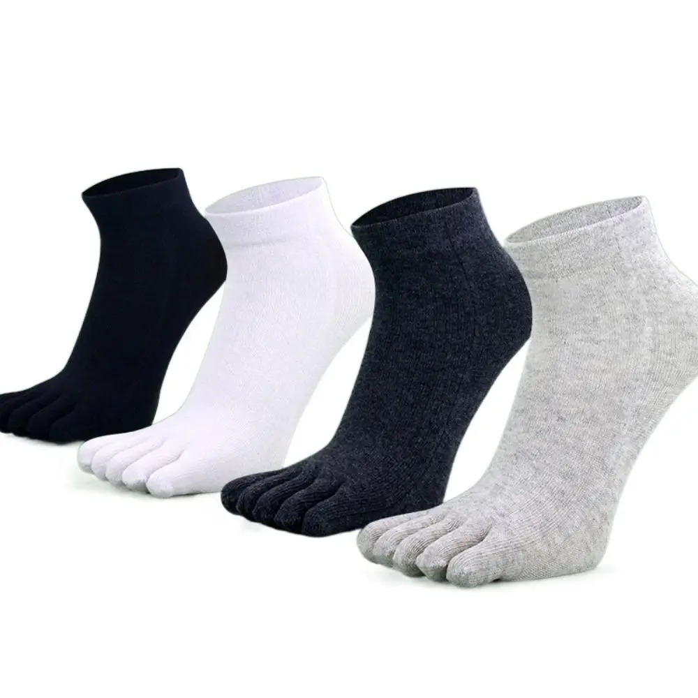 

Color Cotton Business Men Short Socks No Show Socks Protect Ankle Five Fingers Socks Men'S Split Toe Sock Ankle Socks Toe Socks