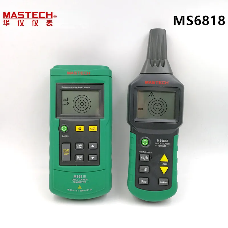 Портативный профессиональный кабельный трекер Mastech MS6818
