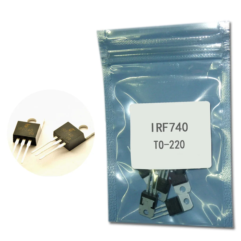 

10 шт. IRF740 TO-220 N канальный трубка с полевым эффектом IRF740PBF 10A AMP/400V/0,55 ohm/125W TO220 MOSFET N-Chan триодный транзистор