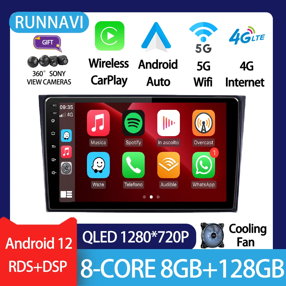 

Android 12 для Mazda CX9 CX 9 CX-9 2006 - 2016 автомобильное радио стерео Мультимедийный видеоплеер навигация GPS беспроводной Carplay RDS DSP