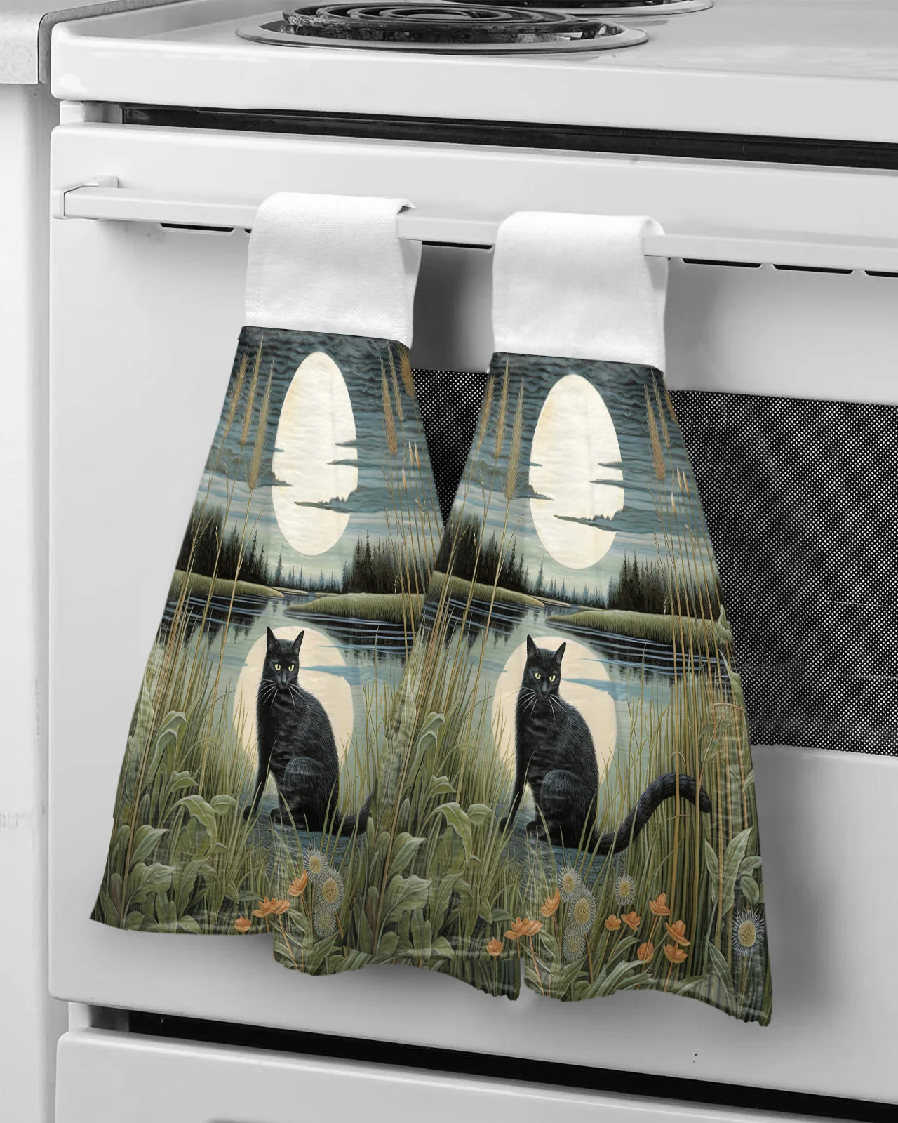 S Bathroom Hanging Cloth Microfiber Quick Dry Cleaning Cloth Kitchen Towel