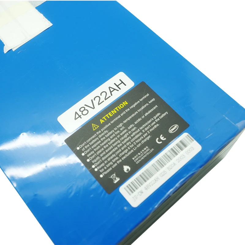 Комплект литиевых батарей Escooter Ebike 48 В 52 в 10-26 Ач для электрического велосипеда