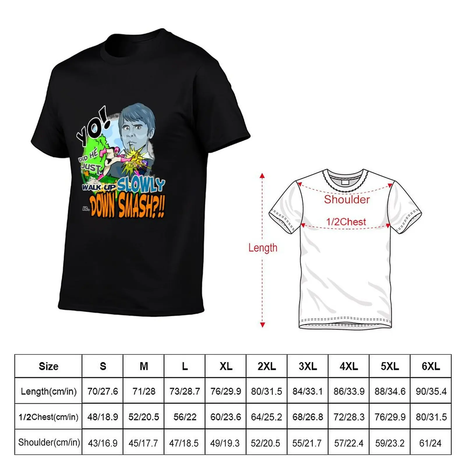 SSBM Yo Did He... Футболка, устойчивая к пятнам, повседневная футболка (art.: 3920dd0940830) - 3920dd0940830