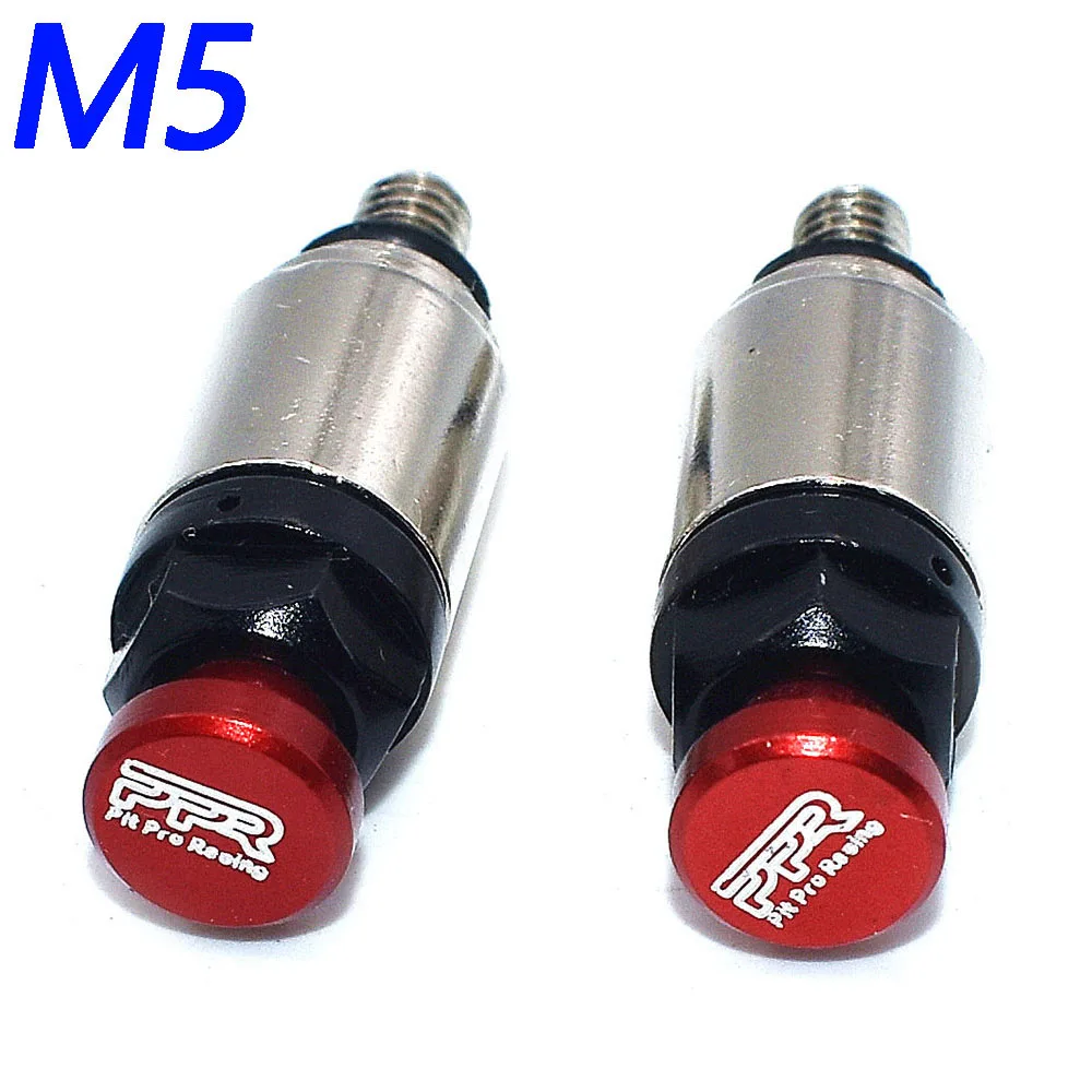 Предохранительный клапан для прокачки вилки Предохранительный клапан вилки M4 M5 передний амортизатор МОТОЦИКЛ Байк для грязи MX мотокросс