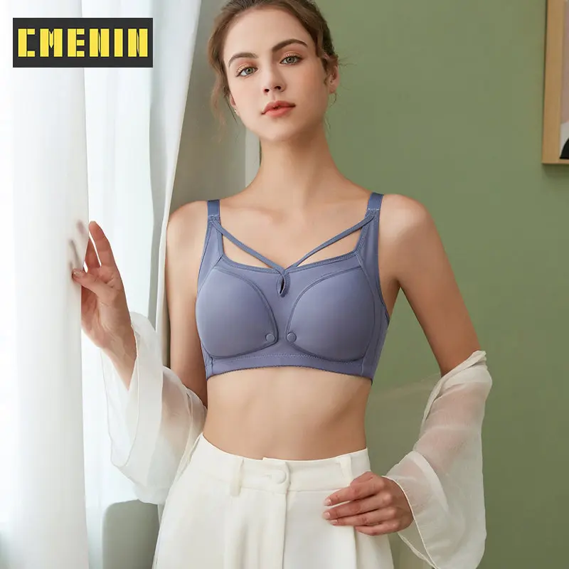

Бюстгальтер для кормления CMENIN, Гладкий дышащий, эффект пуш-ап, нижнее Белье для беременных, бесшовный