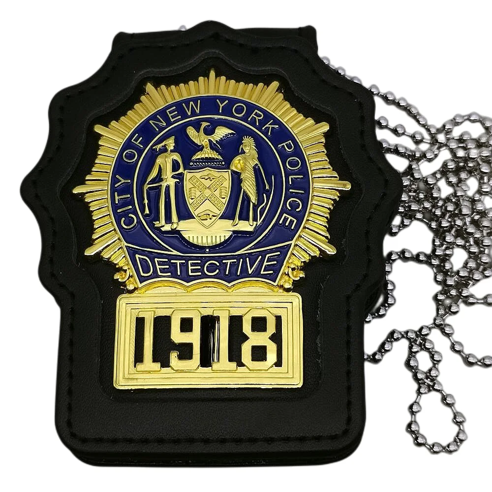 

U.s.NYPD badge No.1918, металлический значок 1:1, красивый подарок