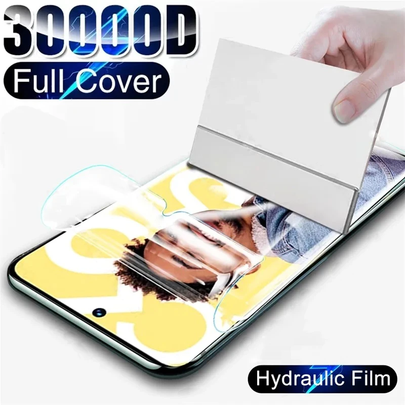 

Protective Film For Realme C55 C30 C30S C33 Full Cover Hydrogel Film For Realme C55 C31 C35 C25 C21 Screen Protector