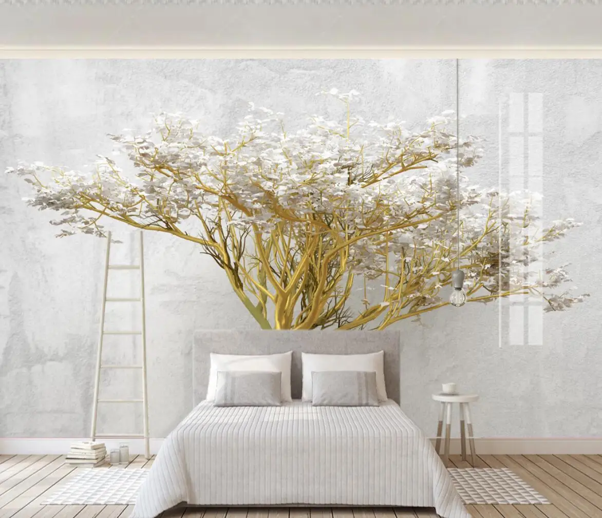 Фотообои Beibehang в скандинавском стиле абстрактные богатые леса для гостиной ТВ