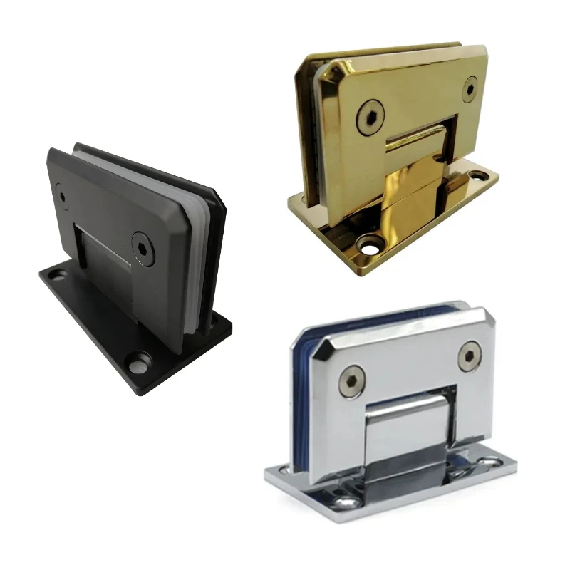 Гидравлический шарнир Kensharp SS304 90 градусов стеклянный для стены и стекла душевой