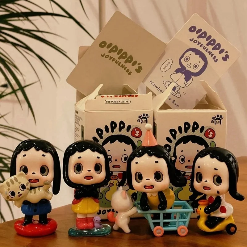 Горячая Oipippi Joyfulness Series слепая коробка мини мультфильм аниме фигурка Kawaii модель