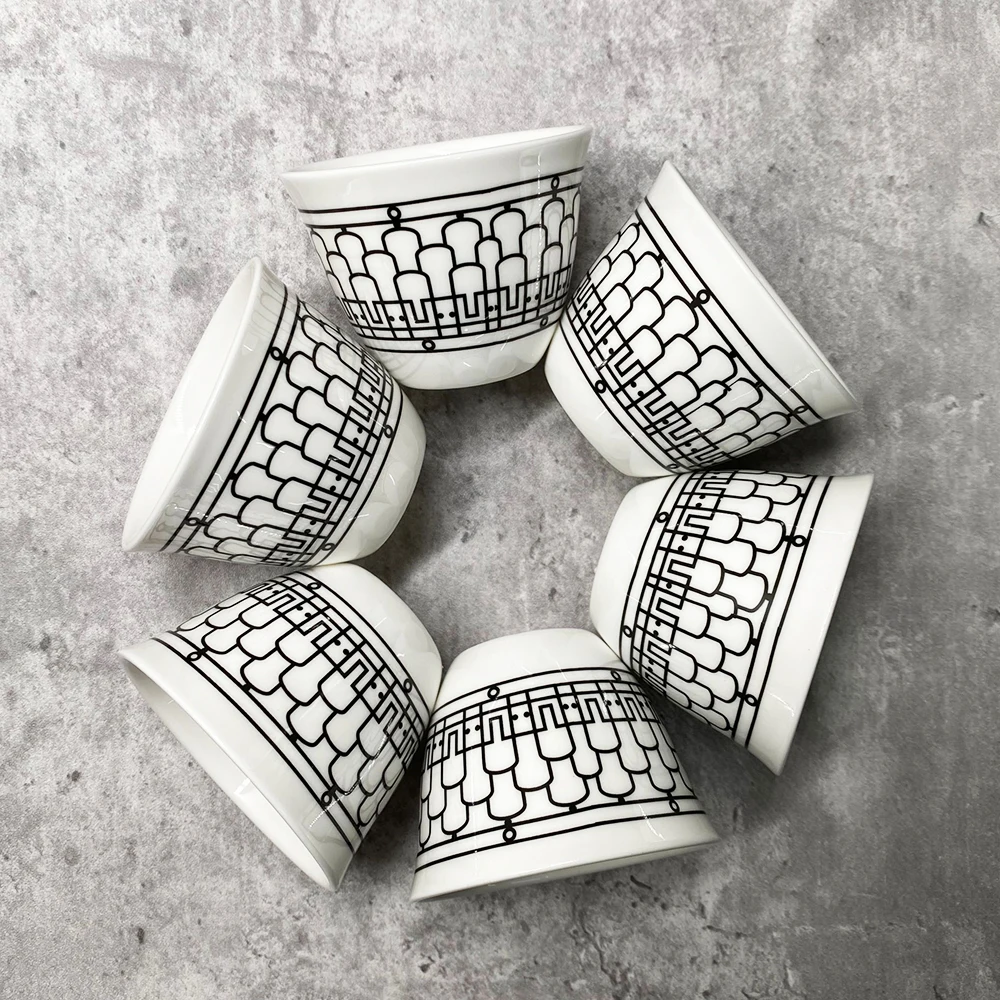 

6 шт./набор, керамические чашки для кофе, эспрессо, молока