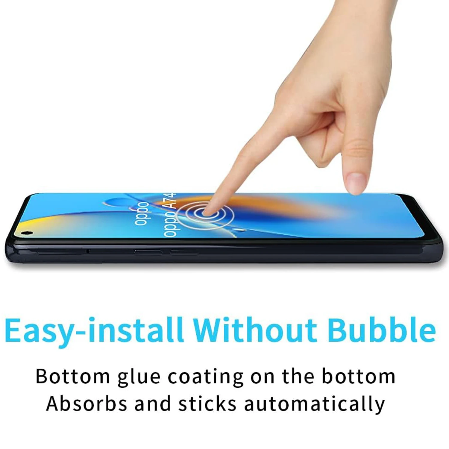Для OPPO A74/A74 5G закаленное стекло защитная пленка для экрана