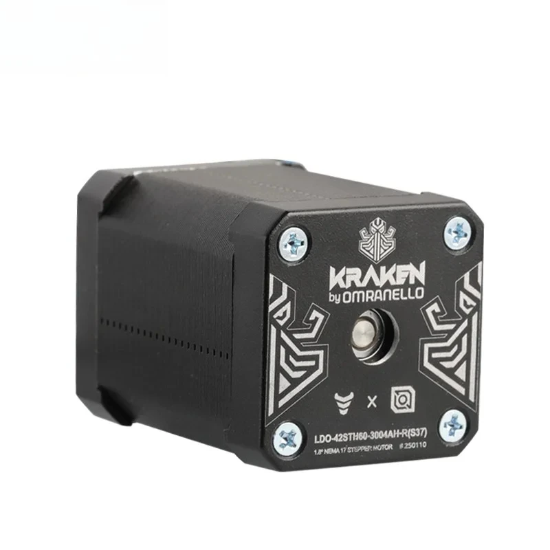 Фото Шаговый двигатель Kraken Alto Par NEMA17 V2 D3vil 104GT-2 для 3D-принтеров K1, K1C, K1 Max, Voron, VzBot, круглый вал №5