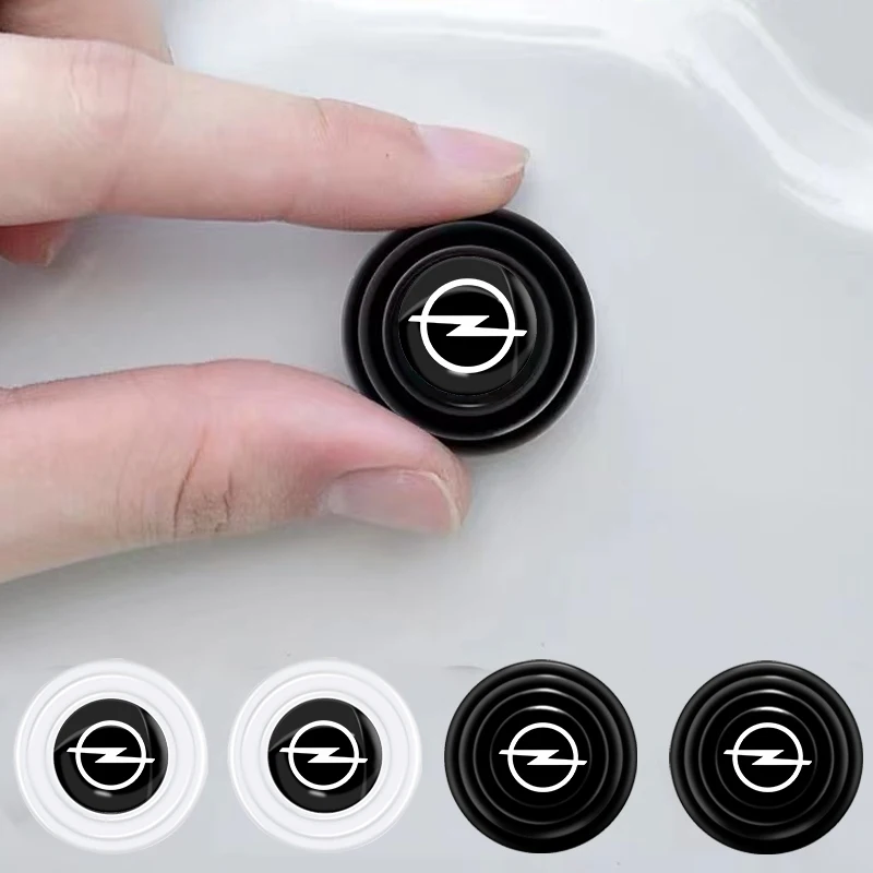 

2/4Pcs Car Anti-collision Silicone Pad Soundproof Buffer Gasket Sticker For Opel Astra G H J F K Insignia Vectra C D Zafira B