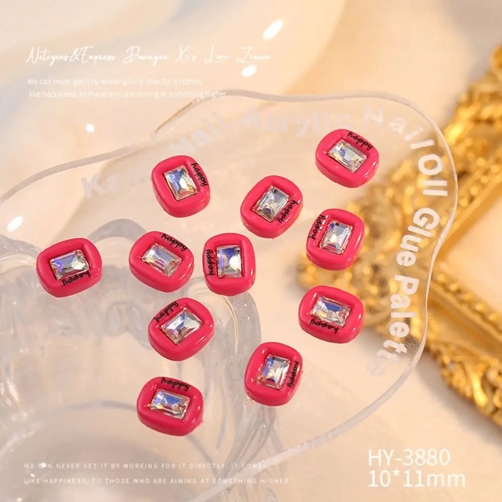 10 шт./упаковка разноцветные украшения для ногтей