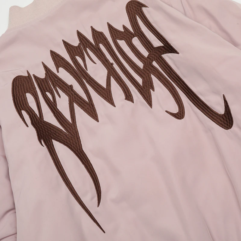 Куртка месть в американском уличном стиле кардиган на молнии с вышивкой и