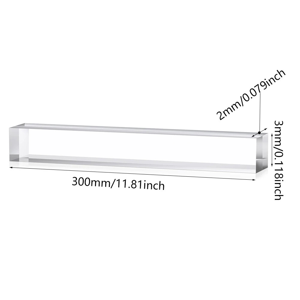 

Прозрачный акриловый брусок 2х3 мм