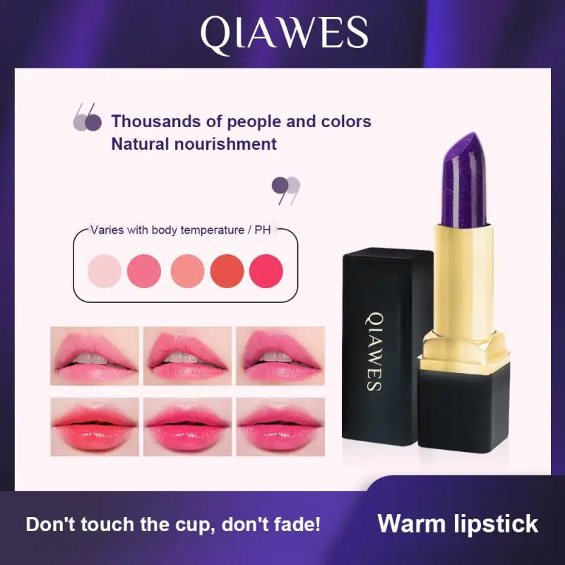 

Color Changing Lipstick Blue Enchantress No Fading Waterproof Not Easy To Stain Cup Moisturizing Lips Make Up Beauty Cosmetic