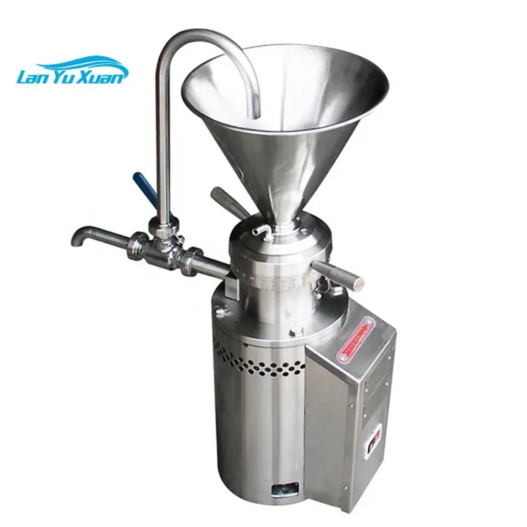 

High Viscosity Cocoa Beans Peanut Stainless Steel Long Life Peanut Butter Making Machine Electric Colloid Mill Machine