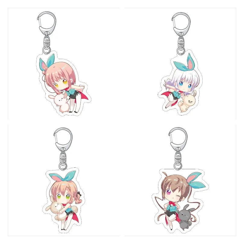 Милый мультфильм медленный старт аниме фигурки Ichinose Hana Sengoku Kamuri акриловые брелки