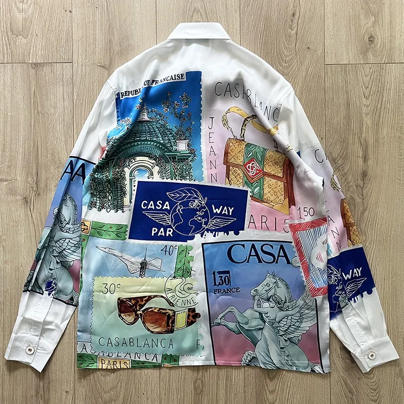 

Рубашка женская/мужская с длинным рукавом, с принтом