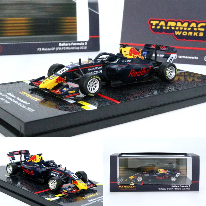 

Tarmac works TW Macau No. 6 1:64 Allara Formula 3 Macau F3 alloy car model