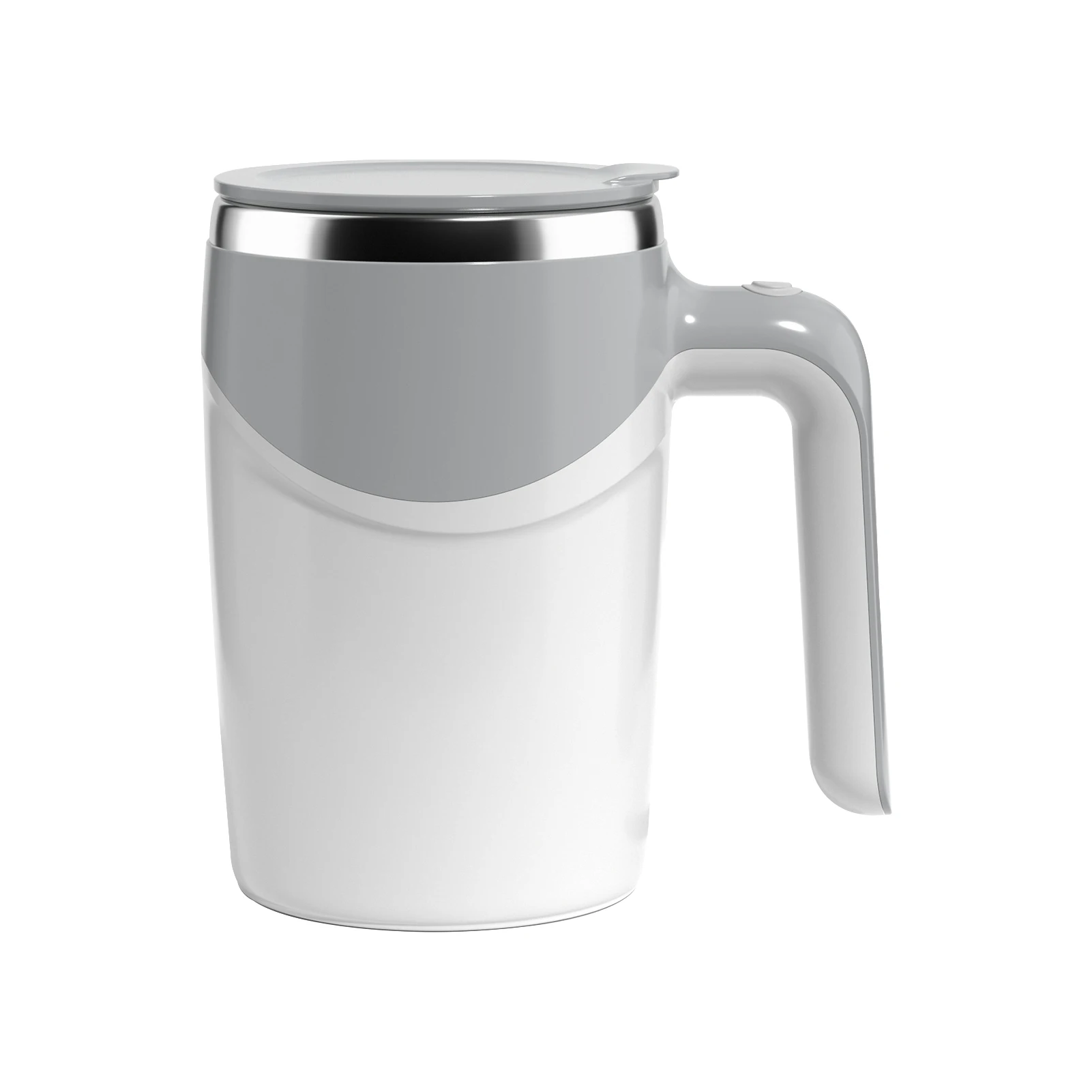 Самоперемешивающаяся Автоматическая нагревательная чашка из нержавеющей стали для блендера, чашки, кофейной кружки, офисный подарок, тепл...