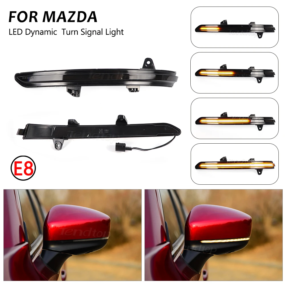 

Динамическая лампа для зеркала заднего вида